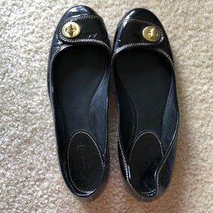 Coach black flats